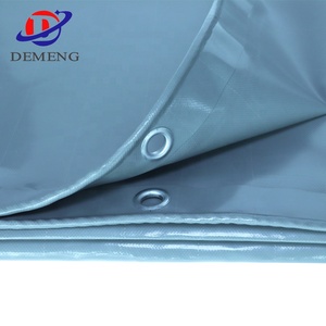 Bâche PVC Grise Ignifuge Robuste <span class=keywords><strong>de</strong></span> Qualité Supérieure 8x12m 600g, Idéale pour Couverture <span class=keywords><strong>de</strong></span> <span class=keywords><strong>Coffre</strong></span>, <span class=keywords><strong>Jardin</strong></span>, Agriculture et Usine - Meilleure Vente - Product Image 2