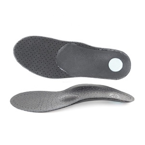 Semelles orthopédiques en <span class=keywords><strong>cuir</strong></span> pour chaussures, soutien de la voûte plantaire pour hommes et femmes, idéales pour les chaussures de ville (référence HA00846) - Product Image 3