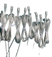 Connecteur d'alimentation CC femelle transparent de 1,5 m de long, 5,5*2,1 0,5 20awg pour bande néon