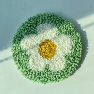 Posavasos de costura hechos a mano con forma de fruta bonita cereza melocotón fresa para decoración del hogar fabricantes superventas posavasos de frutas - Product Image 6