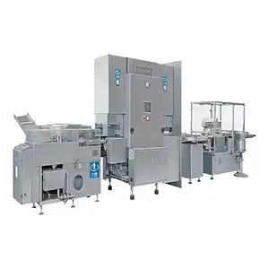 Custom Or Standard Low Price Automatic Small Bottle Filling And Capping Machine QCL Vertical Ultrasonic Washing Machine