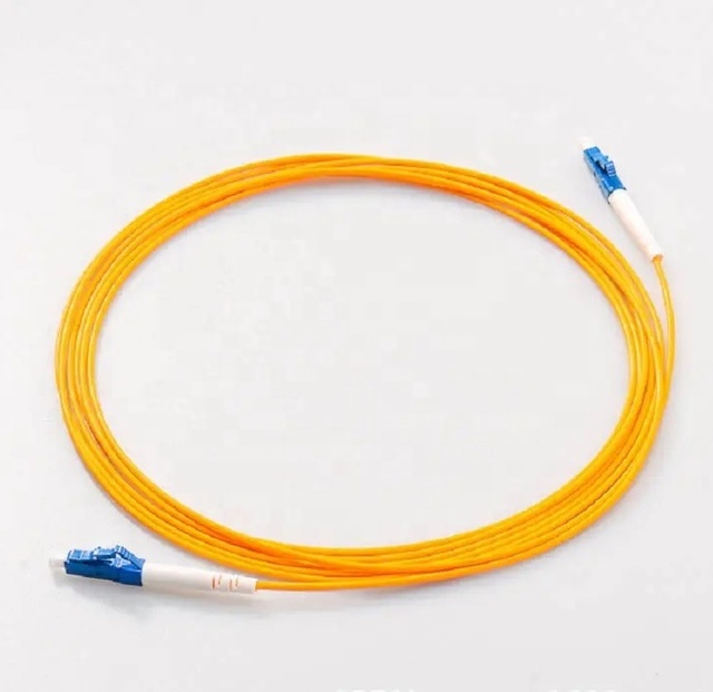 5m LC/UPC Simplex 3.0mm Single Mode Fiber Jumper  OEM/ODM Fiber Optic Patch Cord