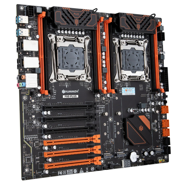 HUANANZHI X99-F8D PLUS Motherboard 4 Channels Supports Xeon DDR4 Memory Socket LGA 2011-3 New Desktop Product 64GB RAM SATA IDE