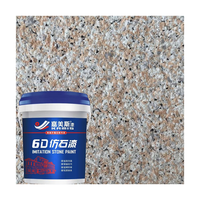 Prix usine Acrylique Marbre Pierre Peinture Texture Multicolore Granit Liquide Revêtement Mur Peinture