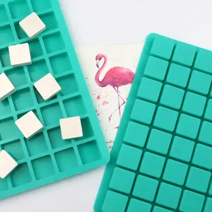 40 khoang tùy chỉnh đa Sử dụng vật liệu Silicone bánh kẹo cứng sô cô la khuôn khuôn mẫu Ice Cube khay