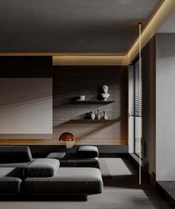 Gabinetes de Cocina Modernos en Negro Mate con Isla y Grifo, Solución Integral para el Hogar - Product Image 4