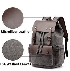 Vente en gros de <span class=keywords><strong>sac</strong></span> d'école vintage en toile pour hommes, <span class=keywords><strong>sac</strong></span> à dos étanche pour ordinateur portable, <span class=keywords><strong>randonnée</strong></span>, voyage, <span class=keywords><strong>sac</strong></span> à dos antivol - Product Image 5
