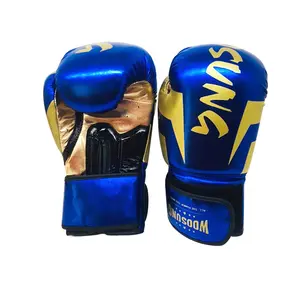 пакет боксерские перчатки Suppliers-Оптовая продажа, дешевые Профессиональные боксерские перчатки с индивидуальным логотипом Woosung