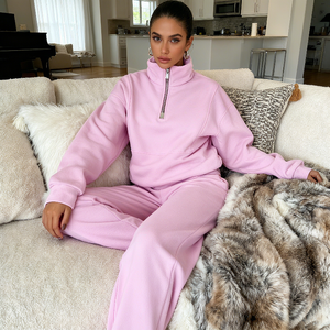 TANK314 Ensemble de vêtements de sport 3 pièces pour femmes Vêtements de sport en polaire respirante Motif solide Imprimé Sports Femmes pour l'automne - Product Image 2