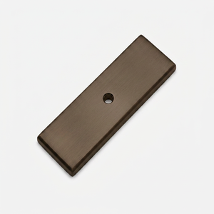 Poignée de meuble rectangulaire classique en laiton poli non laqué, design moderne et durable, pour porte de cuisine ou de placard - Product Image 2