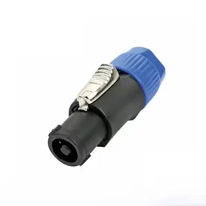 Factory Direct Pure Copper 4 Pole Male Plug Speakon Cable Connector Audio Plugs Speaker Plugs Speaker Connectors
