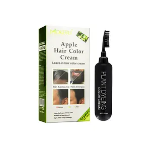 OEM/ODM Bem-vindo fácil uso em casa Long-lasting Cabelo cor escova pente Amônia-Free Healthy hair dye product