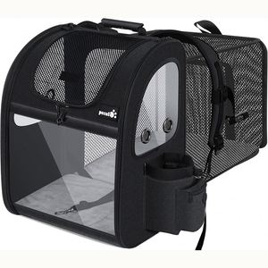 Free Sample Wholesale Customizable Soft Pet <b>Carrier</b> Comfortable Crossbody <b>Dog</b> <b>Backpack</b> Handbag Pet - Product Image 1