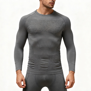 <span class=keywords><strong>Sous</strong></span>-vêtements thermiques de compression sans couture pour hommes, respirants, à séchage rapide, en nid d'abeille, pour le ski, le cyclisme et la <span class=keywords><strong>randonnée</strong></span> - Product Image 2