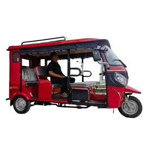 New Style Passenger Fully Motor Tricycle Fuel Oil Gasoline 3 Wheels Motorcycle For Taxi