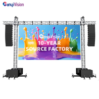 Écran LED de location en aluminium moulé sous pression P4.81 Panneau LED étanche et durable rentable pour la publicité sur scène