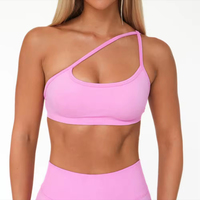 Brassière de sport respirante à double couche pour femmes, bretelles fines, haute élasticité, fitness, yoga