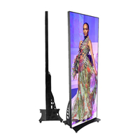Pantalla LED para Exteriores, Impermeable, Plegable, Cartel Digital, Soporte LED para Publicidad en Interiores, Pantalla LED para Publicidad