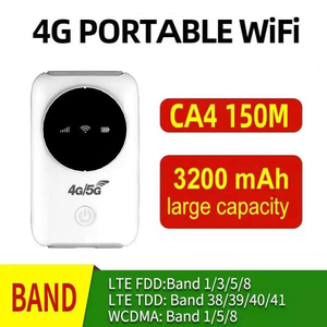 Venta al por mayor: Nuevo estilo popular de Módem WiFi LTE R603 de alta velocidad con tarjeta SIM, router WiFi 2.4G, batería de 3200mAh, portátil, OEM, para compartir móvil. - Product Image 3