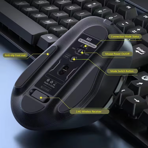 GPT 4000DPT Thông Minh Mini AI Chuột Dual-Chế Độ 2.5G + 2.4GHz Không Dây Touchvoice Chuột One-<span class=keywords><strong>Click</strong></span> Web Tìm Kiếm - Product Image 2