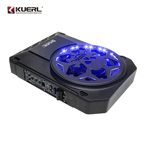 ซับวูฟเฟอร์ติดรถยนต์ Kuerl ขนาด 10 นิ้ว อลูมิเนียมอัลลอยด์ ไฟ LED สีฟ้า ระบบเสียงโมโน ขนาด 345x260x68 มม. - Product Image 4