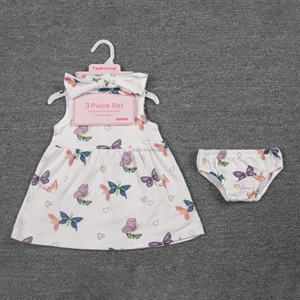 Vestiti su misura del bambino vestito <span class=keywords><strong>per</strong></span> le bambine del neonato carino stampa floreale <span class=keywords><strong>per</strong></span> i compleanni di estate <span class=keywords><strong>per</strong></span> 6-12 neonati - Product Image 3