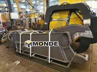 Cisaille hydraulique MONDE à grande capacité de charge pour la démolition de ponts en acier et le détricotage de structures industrielles