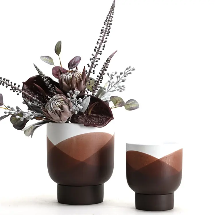Table de bureau personnalisée intérieur extérieur fleur décorative succulente pot à bonsaï vente en gros jardinière en céramique pour la maison