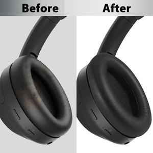 Coussinets extra épais pour casque <span class=keywords><strong>Sony</strong></span> WH1000XM4 Coussins en cuir protéiné souple Isolation du bruit Mousse à mémoire de forme Épaisseur ajoutée - Product Image 6