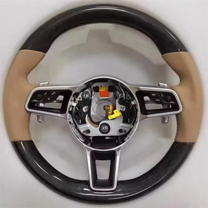 Volante di Lusso in Carbonio per Cayenne, Macan, Panamera, <span class=keywords><strong>Taycan</strong></span>, 911, 971, 986, 991.1, 958.1 - Product Image 1
