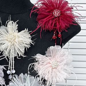 Apliques de Flores Bordados Chineses em Prata, Patches de Tecido com Miçangas para Jeans, Broches 3D de Malha para Chapéus e Roupas para Casamentos e Festas - Product Image 3