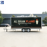 Remorque alimentaire entièrement équipée CAMPTRL avec cuisine complète, pour frites, glaces, café, vente ambulante en extérieur, camion de restauration mobile