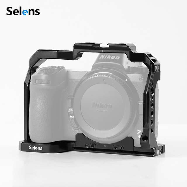 Selens SRN8-Z6-B Camera Shooting Stability Rigging Shake Reduction Stabilizer Cage Kit for Nikon Z5 / Z6 / Z7 / Z6II / Z7II