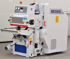 Macchina per Lavorazione del Legno Industriale con Motore Potente, Pialla a Doppio Lato, Spessoratrice Bilaterale con Testa di Taglio Elicoidale - Product Image 3