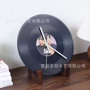 Cross-border wooden recipe rack, record player rack, desktop recipe <b>tablet</b> reading <b>stand</b>, desktop recipe holder - Product Image 3