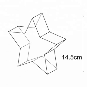 Espositore a Forma di Stella in Acrilico, Supporto per Fotografia, Blocco per Esposizione di Gioielli, per Bracciali e Collane - Product Image 4