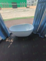 Tente à bulles transparente de luxe-Tente à bulles en dôme transparent pour l'extérieur pour le glamping, tente de camping à bulles en plastique avec salle de bain