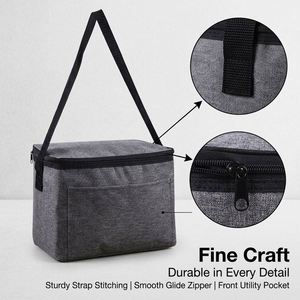 Wholesale Portable Insulated Lunch <b>Bag</b> Large Capacity Thermal Box <b>Bag</b> Waterproof Oxford Fabric for Office Picnic School - Product Image 4