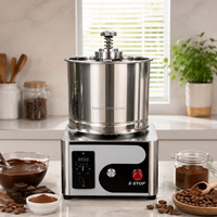 Machine professionnelle de broyage du chocolat, machine à raffiner les fèves de cacao pour la fabrication de pâte de chocolat onctueuse et de liqueur de cacao