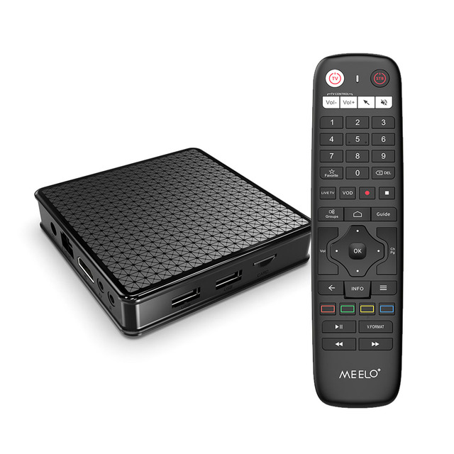 Smart IP TV Box 4K HD XC2 MEELO XTV 2GB 16GB 5G WIFI Support Xtream Codes Android Smart TVbox Set-top Box Media Player
