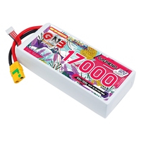 Batterie LiPo RC GNB GAONENG 4S 17000mAh 17AH 15.2V 80C XT90S HV LiHV Haute Tension pour Drones FPV Grande Échelle, Hélicoptères, Voitures et Bateaux RC