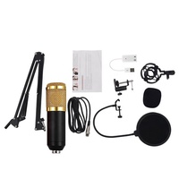 BM 800 professionnel Audio USB carte son ensemble BM800 micro Studio Microphone à condensateur pour karaoké Podcast enregistrement diffusion en direct