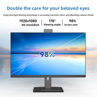 PC Todo en Uno Profesional de 24/27 Pulgadas con Cámara Integrada, Soporte Pivotante Ajustable en Altura, Core i5/i7, RAM de 16GB, SSD de 512GB, Computadora de Escritorio