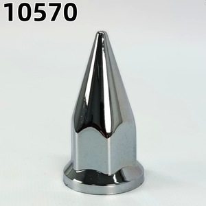 Capuchon de moyeu de roue en plastique chromé 10570, 27 mm, 36 mm, 41 mm, pour remplacement de camion - Product Image 1