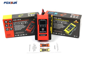 <span class=keywords><strong>Foxsur</strong></span> 24V 3a بطارية ليثيوم شاحن تقشير معيل 12V 6a Desulfator <span class=keywords><strong>LiFePo4</strong></span> شاحن بطارية الرصاص الحمضية للسيارة - Product Image 6