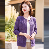 Cardigan long à capuche imprimé lettres - Manteau en tricot oversize ouvert sur le devant pour femme, idéal automne-hiver (vente en gros)