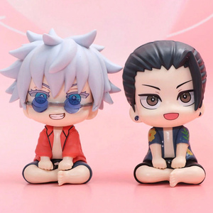 Figura de Anime Jujutsu Kaisen al por Mayor, Versión Q, Sentada, Gojo, Yuji, <span class=keywords><strong>Sukuna</strong></span>, Geto, Nanami, Megumi, Modelo para Decoración de Coche - Product Image 2