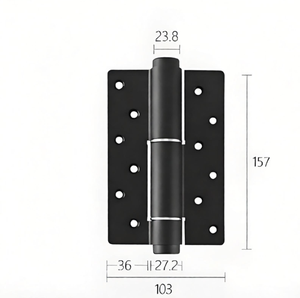 Bisagra de Cierre Automático para Puerta de Aluminio Negra de Diseño Moderno y Popular, con Fácil Instalación para Puertas y Vallas Metálicas - Product Image 4