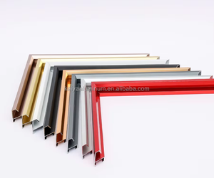 KAIYA Cadre <span class=keywords><strong>photo</strong></span>/<span class=keywords><strong>photo</strong></span> Produits Fournitures en aluminium brossé 20 25 30 40mm de profondeur Miroir <span class=keywords><strong>photo</strong></span> en aluminium Cadre métallique - Product Image 2