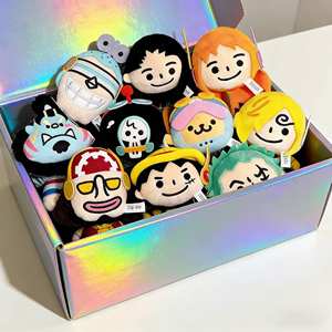 Jouets en peluche officiels <span class=keywords><strong>One</strong></span> Pieces, mini figurines porte-clés, boîte mystère, figurine <span class=keywords><strong>Luffy</strong></span> Zoro Chopper, boîte mystère, cadeau d'anniversaire pour enfants - Product Image 1